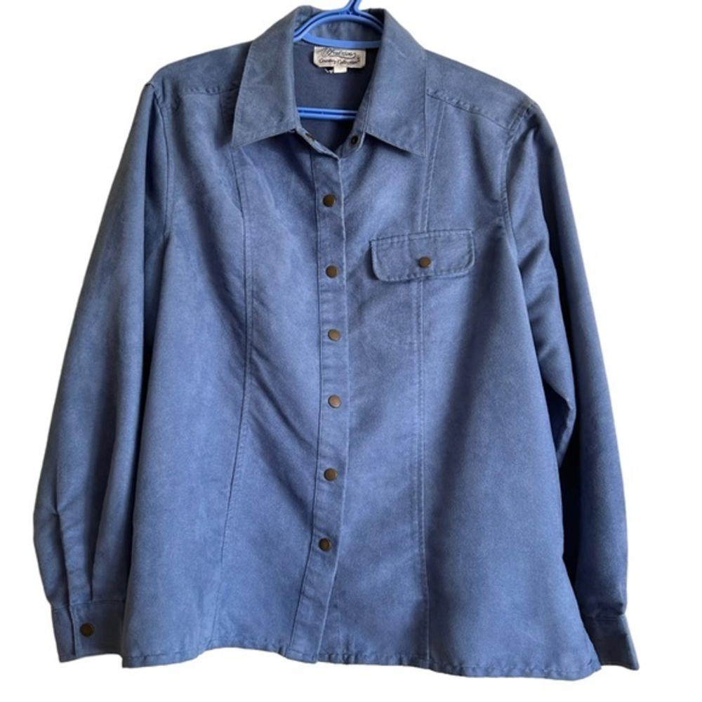 Tradition country Collection blue snap front size‎ 14
